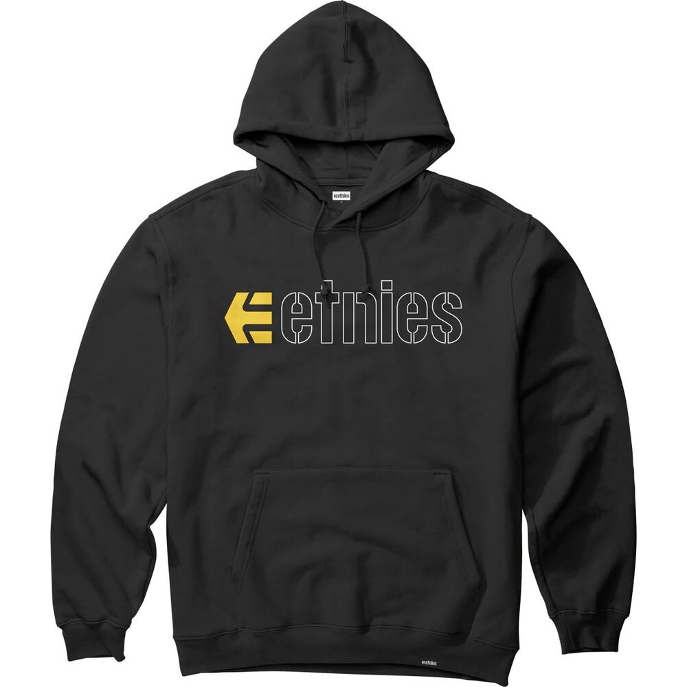 Etnies Kids' Boys' Youth Ecorp Pullover Fleece Hoodie Sweatshirt in Black